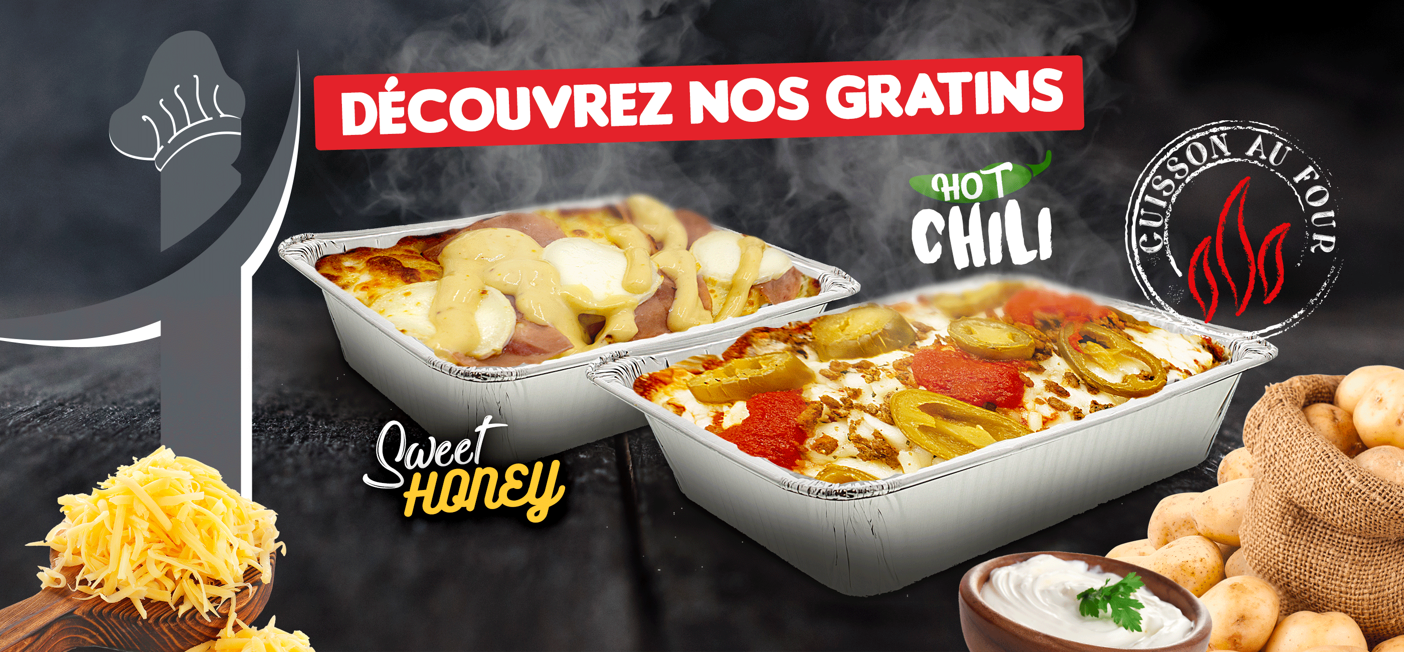 Découvrez nos gratins