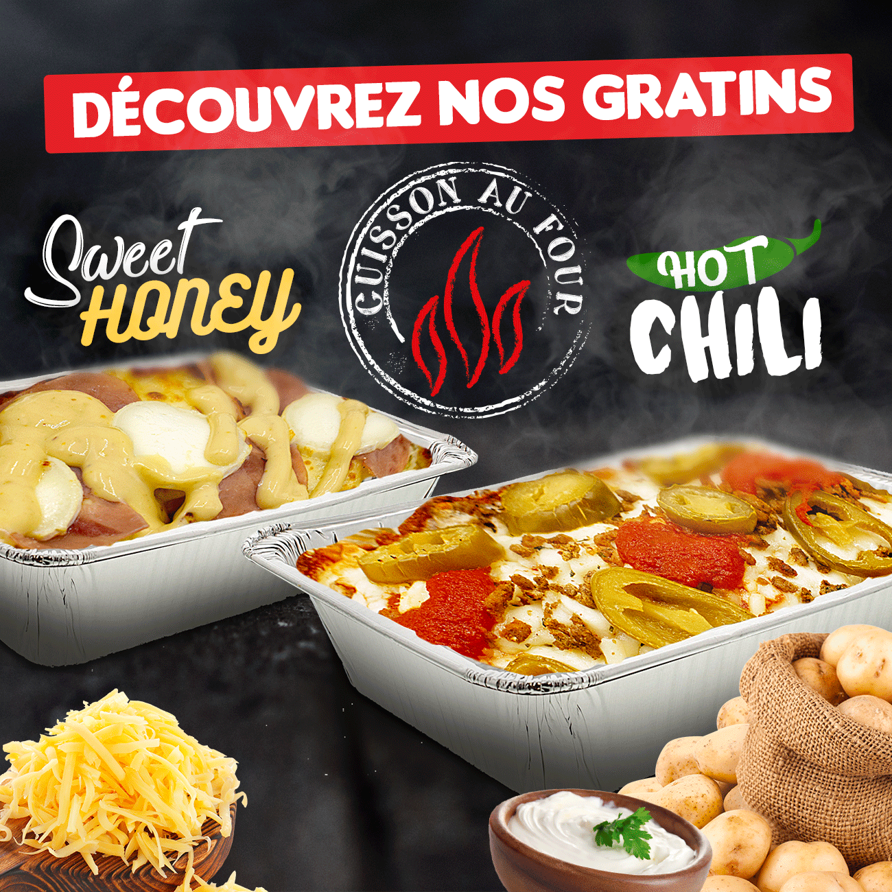 Découvrez nos gratins